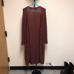 Maroon Cadigan